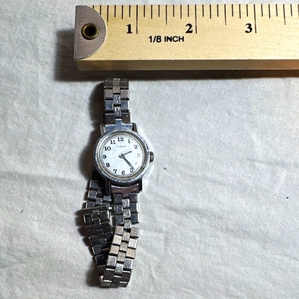 Vintage Ladies Mechanical Wristwatch Expansion Band Not Running Parts Repair